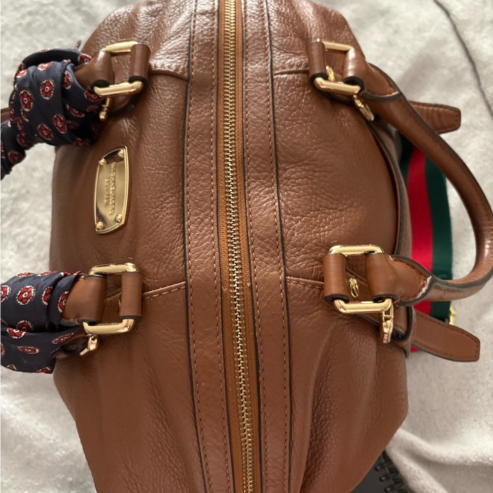 Michael Kors Bedford Larg Satchel in Acorn Brwn & Dooney&Bourke wristlet - Picture 12 of 14